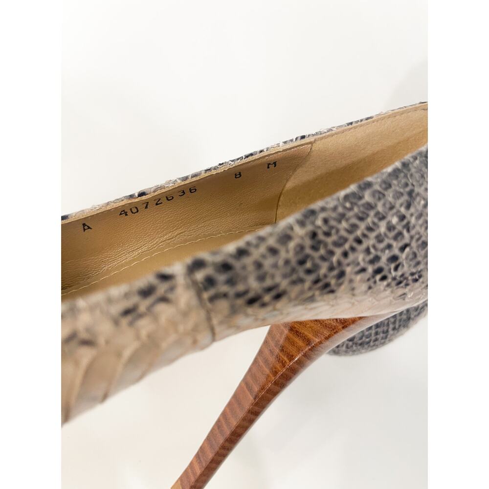 Stuart Weitzman Snake Python Rowin Leather Stilet… - image 6